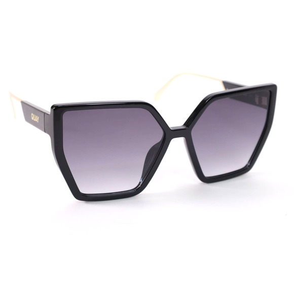 Quay Australia Accessories - Quay Australia HOTEL LOBBY Oversized Womens Sunglasses - Black/Smoke - NWT